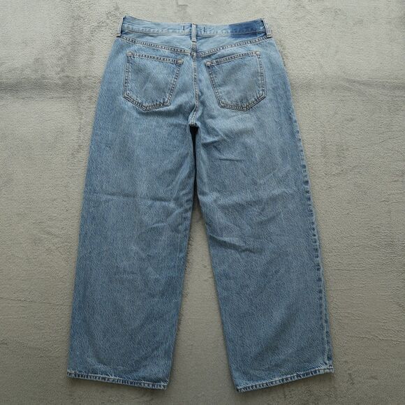 Abercrombie & Fitch Jeans Women's Size 27 Short Low-Rise Ultra Loose 28" Inseam - Picture 11 of 16